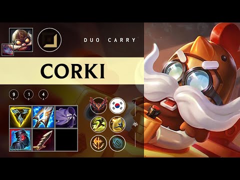 Corki ADC vs Jhin - KR Grandmaster Patch 25.24