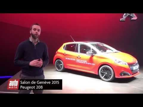 Peugeot 208 restylée - Salon de Genève 2015 : présentation vidéo live