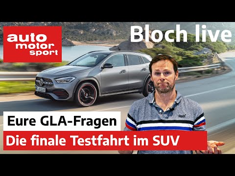 Bloch Live | First live ride with the Mercedes GLA | auto motor & sport