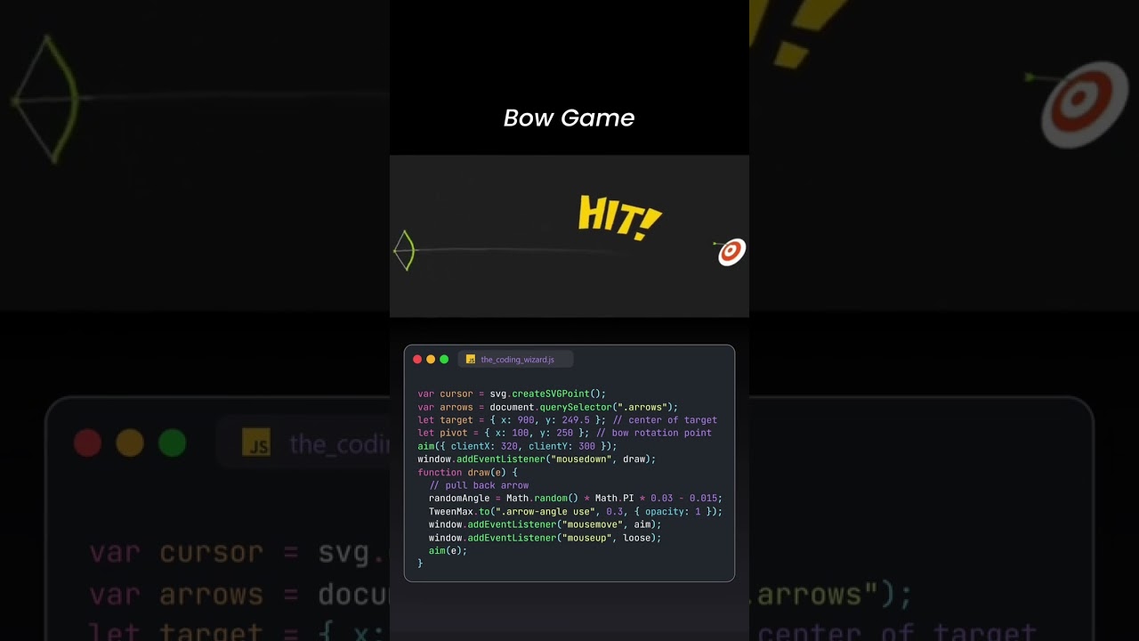 Bow Game 🦋💜 #coding #python #ytshorts #programming #javascript #js #programmingshorts #yt #ytshort