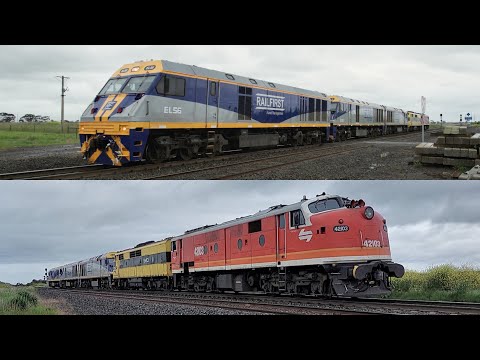 SSR Diesel Locomotive Transfer Of EL56 EL55 EL62 GM10 42103 (24/10/2022) - PoathTV Australian Trains