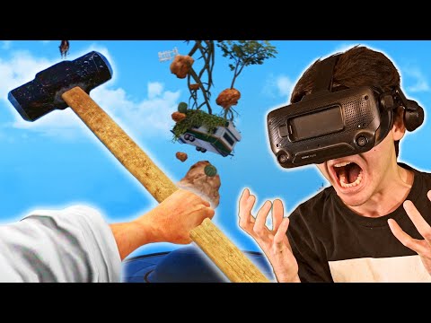 What if Getting Over It was in VIRTUAL REALITY? | CLAMB VR Full Playthrough