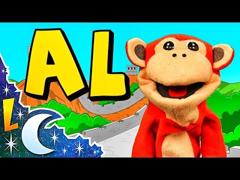 Sílabas al el il ol ul - El Mono Sílabo - Videos Infantiles - Educación para Niños #