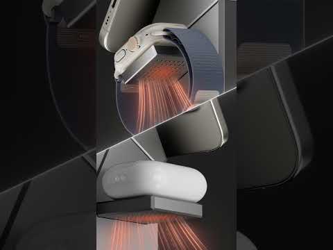 Trạm sạc không dây xoay tự động 3 trong 1 - CubeTrick X