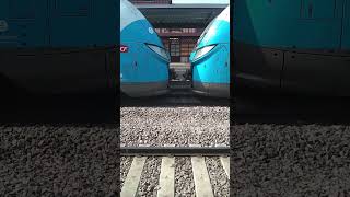 Arrivé d'un Regio2N et accrochage des deux Regio2N à St Etienne Châteaucreux