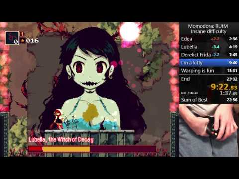 Momodora: RUtM Any% Insane difficulty speedrun in 23:23 RTA