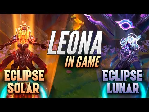 LEONA ECLIPSE SOLAR Y ECLIPSE LUNAR | NUEVAS SKINS LOL