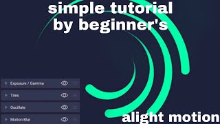 [alight motion]: simple edit for beginners! | tutorial