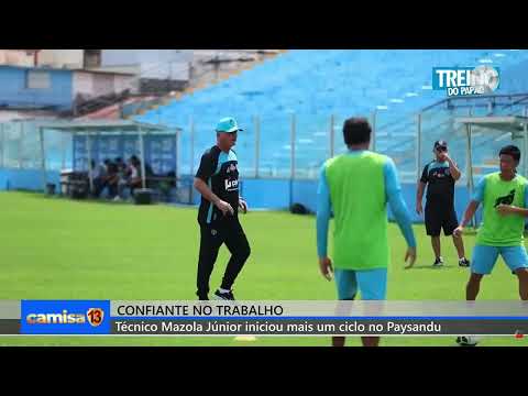 PAYSANDU DE TECNICO NOVO E ELE QUER RESULTADOS
