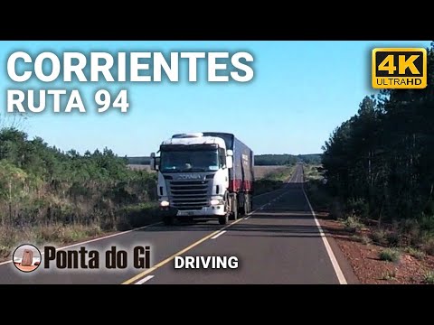 RUTA 94 PROVINCIA de CORRIENTES [Garruchos - Santo Tome] #driving tour 2023 -tiempo real- ARGENTINA