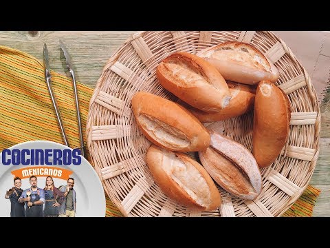 Receta: Bolillos | Cocineros Mexicanos