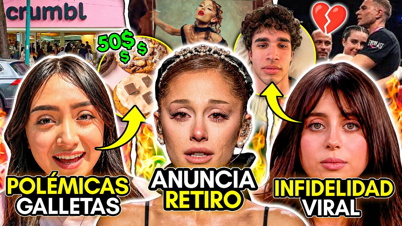 ARIANA GRANDE se RETIRA! RORO INFIEL!? CAPTAN FOTOS! GALLETAS CRUMBL en POLÉMICA! DR SIMI copiado!
