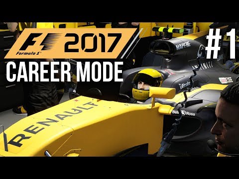 F1 2017 Career Mode Gameplay Walkthrough Part 1 - PICKING A TEAM & QUALIFYING (PS4 PRO 4K Gameplay)