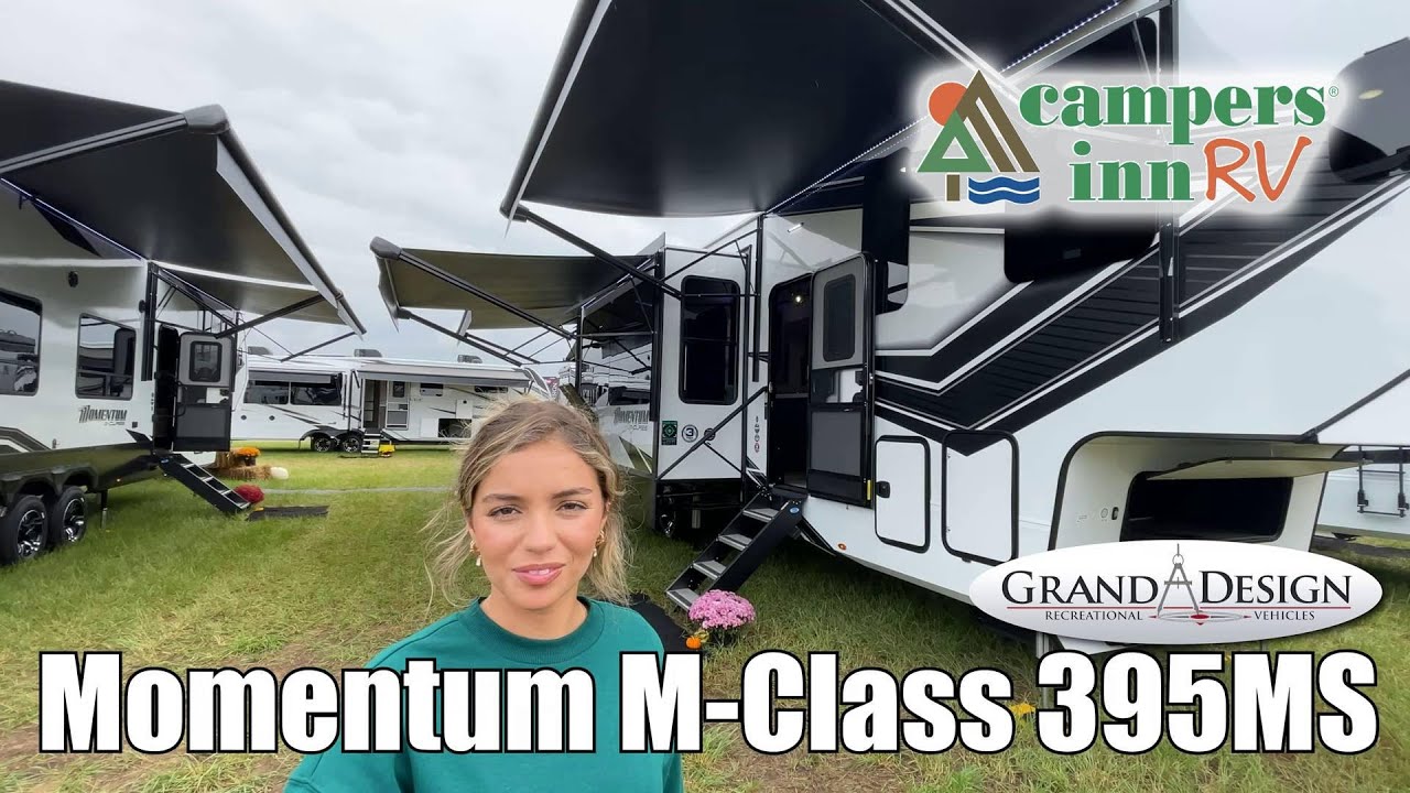 A photo of this 2025 Grand Design Momentum M-Class 395MS