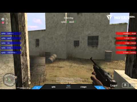 Call of duty 2 - CGO - z'bregov vs ephix - Semi-Finals (Bo3) - toujane - Part 1