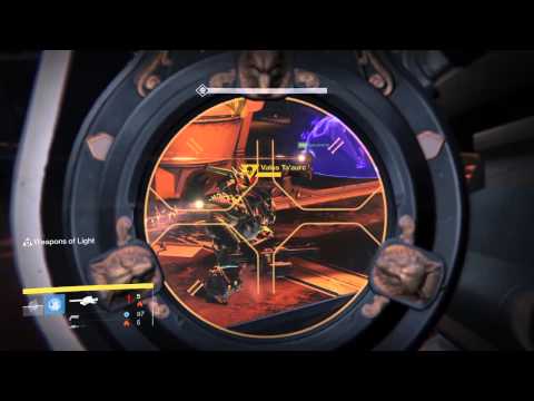 Destiny PvE Gameplay - Quick Valus Ta'aurc Kill - Gjallahorn