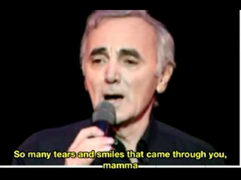 Charles Aznavour La Mamma English Subtitles