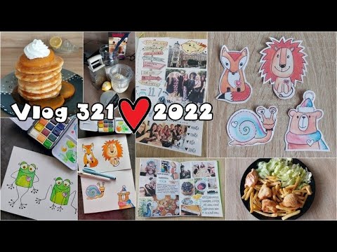 Vlog 321/22 - lívance, kreslení a malování...