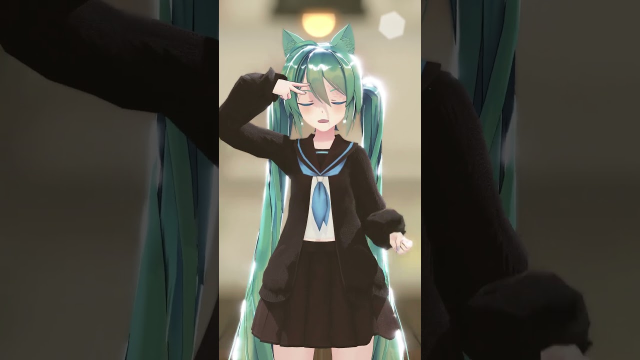 【MMD】ゆるして猫!!/Sour式初音ミク #shorts