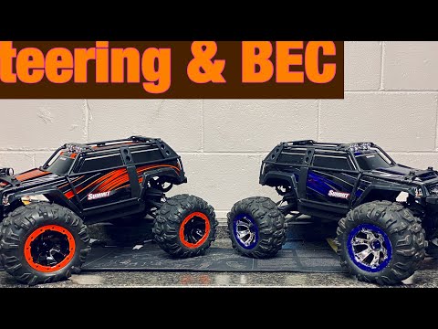 Traxxas Summit steering upgrade (servo & bec)