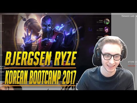 529. BJERGSEN Plays Ryze vs Syndra MID Patch 7.18 [BJERGSEN Stream 09.25.2017]