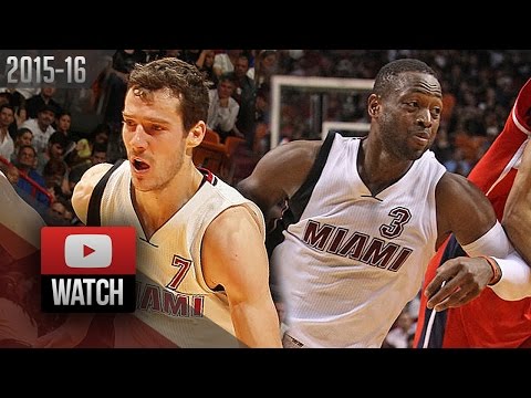 Dwyane Wade & Goran Dragic Full Highlights vs Wizards (2015.12.07) - 46 Pts, 18 Ast