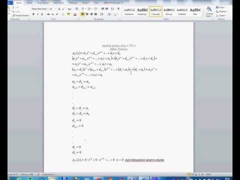 Algebra pentru clasa a XII-a -Lectia 19