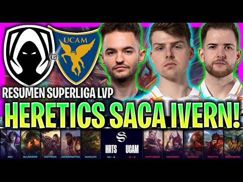 HERETICS SE SACA EL IVERN PARA IGUALAR AL LÍDER! | HRTS vs UCAM RESUMEN SUPERLIGA 2023 ESPAÑOL LVP