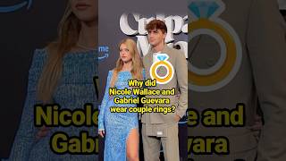 Why did Nicole Wallace and Gabriel Guevara wear couple rings#celebrity #nicolewallace