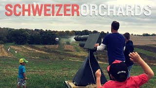 The APPLE CANNON at Schweizer Orchards