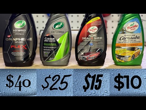 Which turtle wax spray coating should you buy… if any?