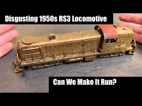 Disgusting 1950s RS3 Locomotive - Can We Make It Run?