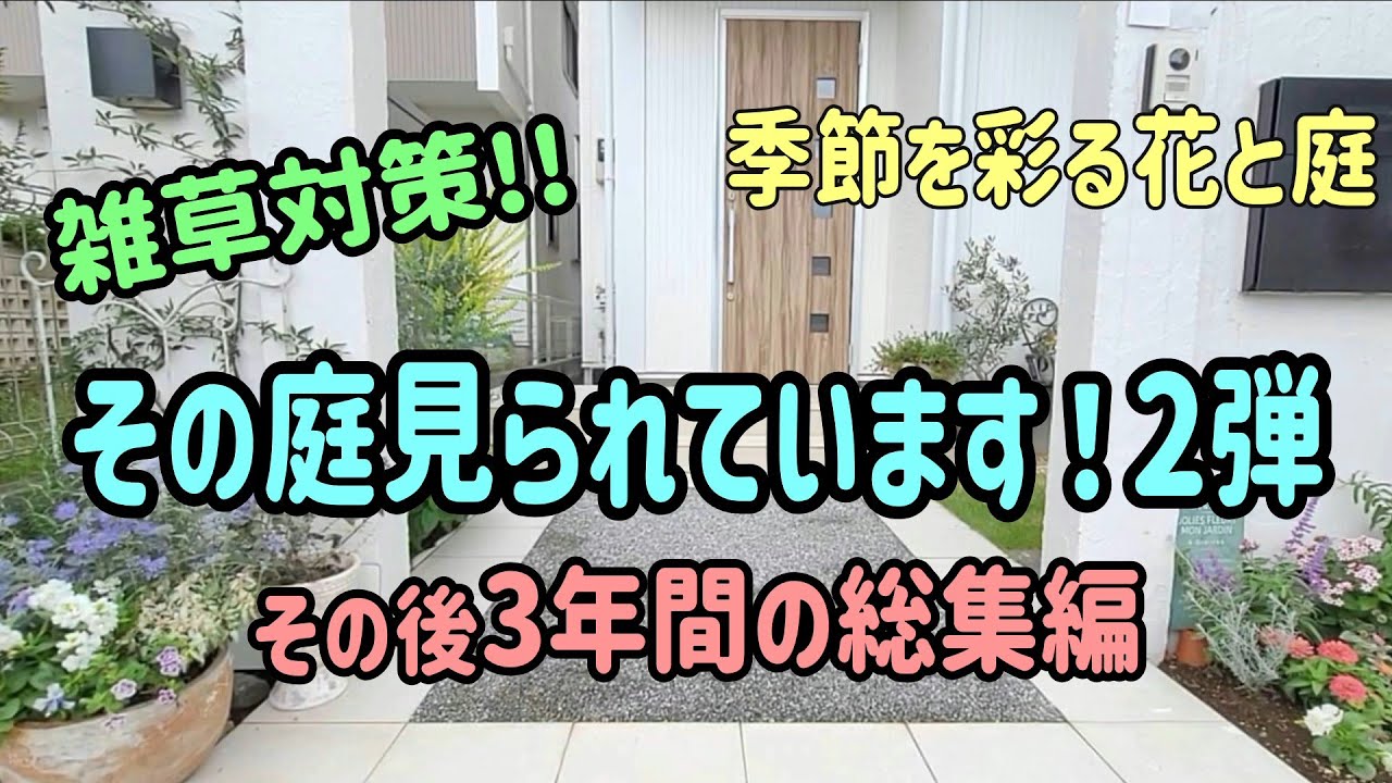 【庭掃除②】スリットの雑草対策！まっると3年間の庭手入れ