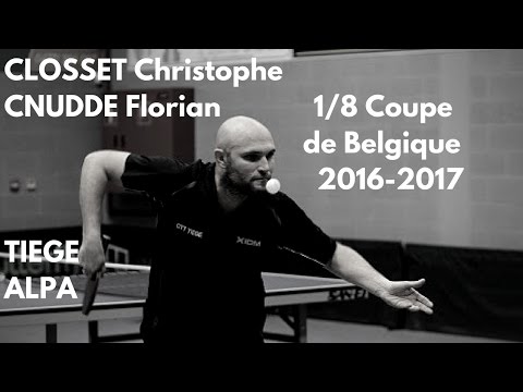 CLOSSET Christophe B0 - CNUDDE Florian A26 1/8 Coupe de Belgique TIEGE - ALPA IXELLES SCHAERBEEK
