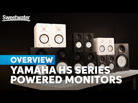 Yamaha HS8 8" Powered Studio Monitor (Single) - Black image 5