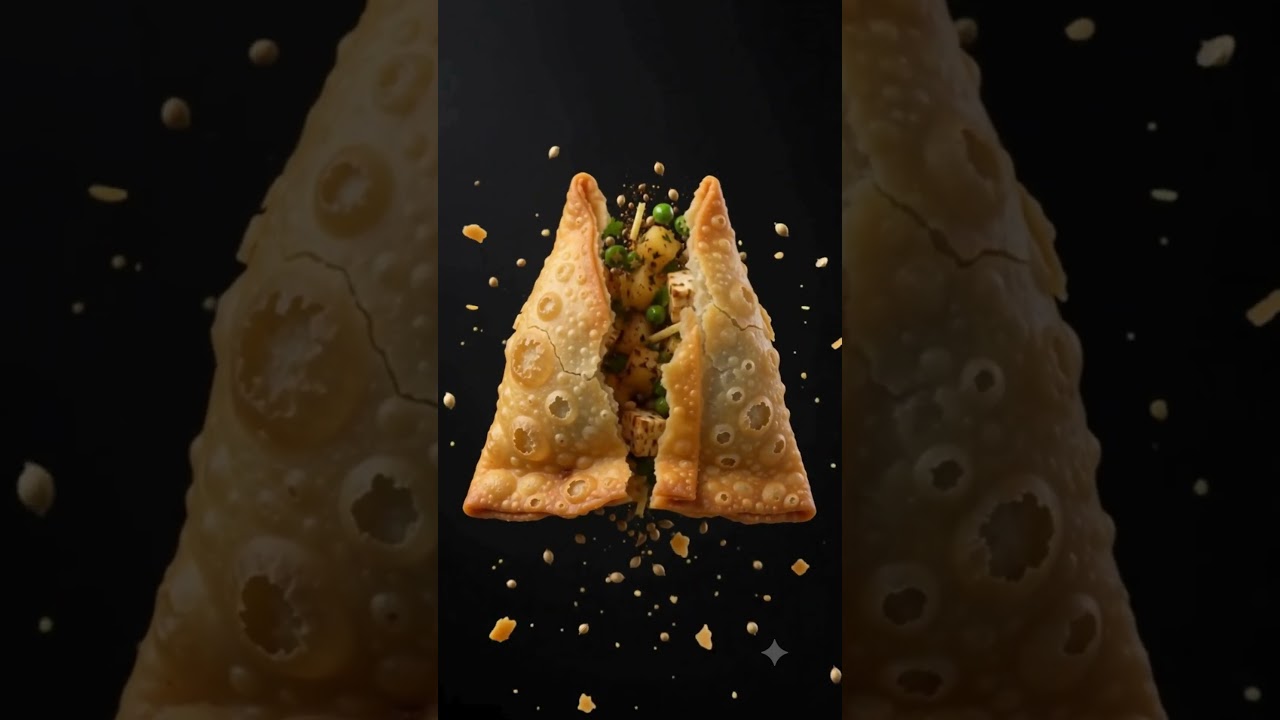 Exploded Samosa Food Campaign