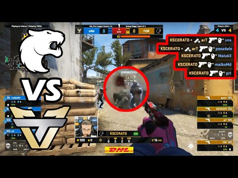 Furia VS Team One Match Highlights | CSGO Highlights | CSGO Best Moments | (Guerri, Kscerato ... )