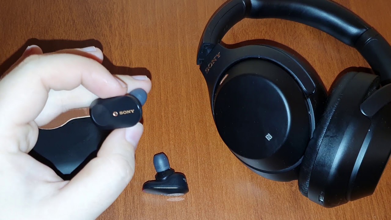 Наушники Sony WF-1000XM3, серебристый