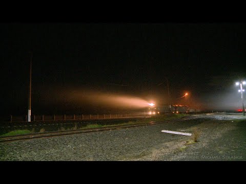 Broad Gauge Pacific National Grain Train In Fog - PoathTV Australian Trains & Railways