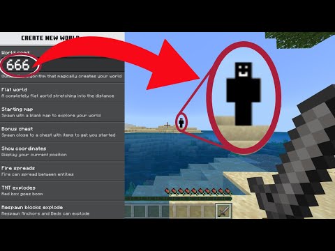 "DON'T PLAY ON THIS CURSED SEED "666" on Minecraft Bedrock Edition(PE, Xbox, Switch, Windows)