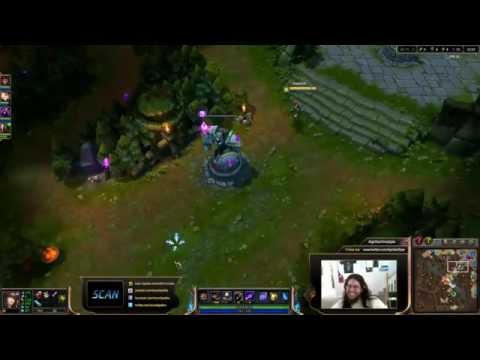 imaqtpie plays Caitlyn with Veigar vs Sivir Thresh bot lane