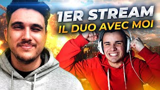 C est son 1er stream et il tombe avec moi en duo
