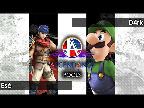 Smash 4: Esé (Ike) V D4rk (Luigi/DK) - Ascendance 70 Tournament SSB4