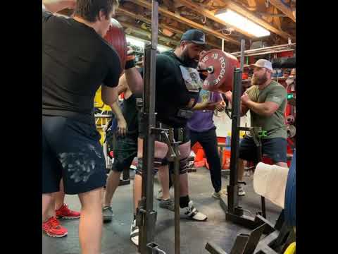 490 KG / 1080 LBS Squat  Ahmed Hassanin Egypt Powerlifting Strength #shorts