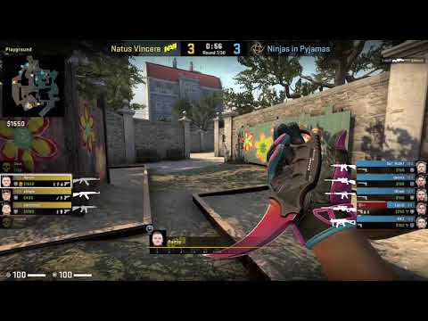 CS:GO POV Demo Na'Vi flamie (24/15) vs NiP (de_overpass)