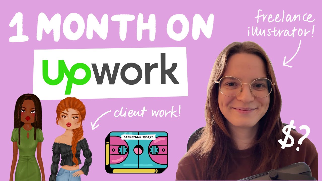 honest upwork review as a freelance illustrator ✦ what i learnt, how much i made ✦