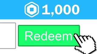 TOP SECRET CODE TO GET 1000 FREE ROBUX EASY (Novem