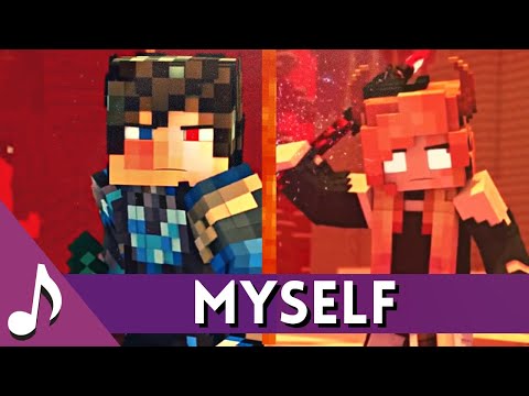 ♪ "Myself" [Rainimator Minecraft Music Video] ♪ - "Clear Skies" Rain & Abigail Memories Montage