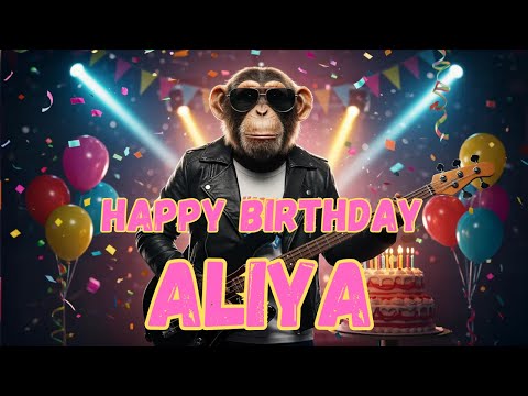ALIYA Happy Birthday Song - Happy Birthday to Aliya