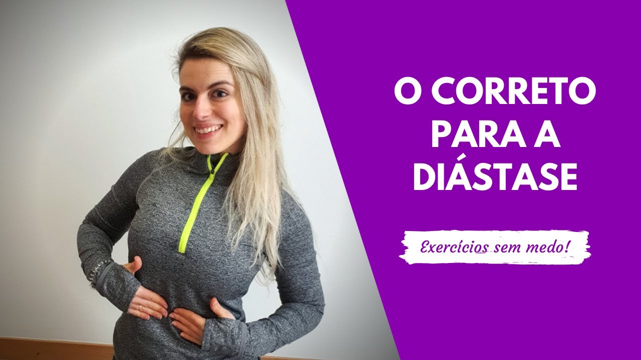 Como aliviar Diástase Abdominal pós-parto - Os Exercícios CORRETOS